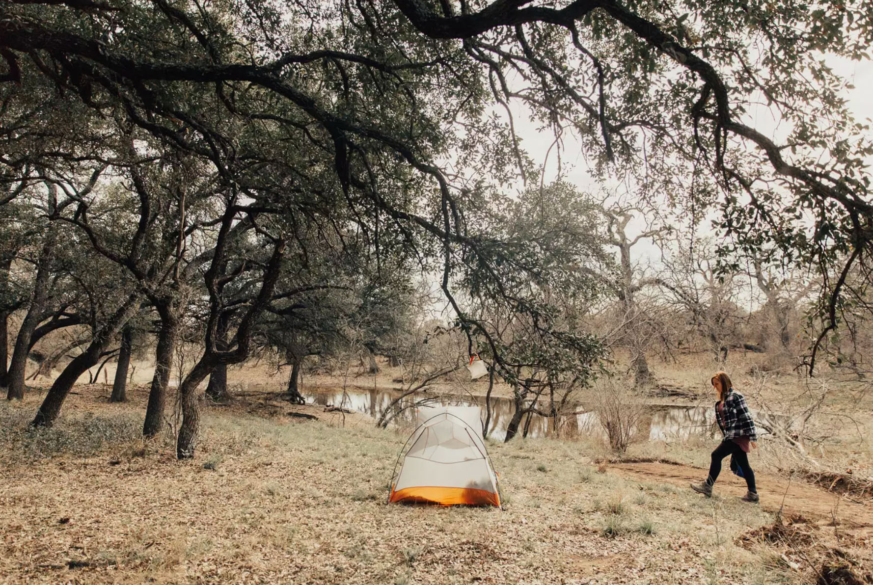 Aat Die Ranch bietet praktisch kostenloses Camping in Texas